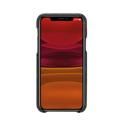 F360 iPhone 11 Pro Leather Case – Black