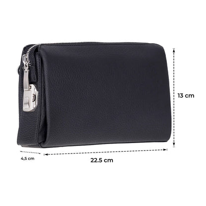 Lupus Leather Wristlet Clutch