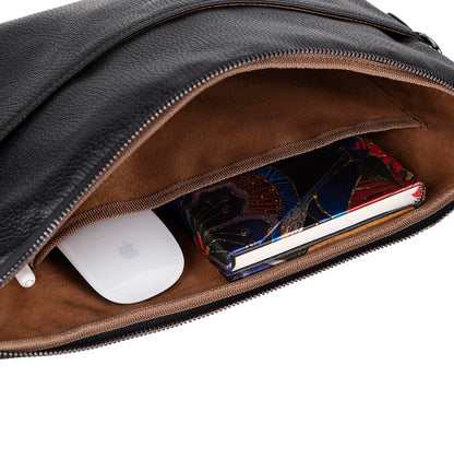 Leeds Slim Leather Laptop Bag – 14 & 16 Inch