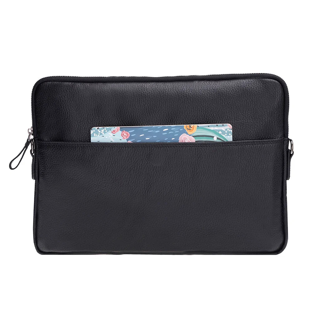 Leeds Slim Leather Laptop / Tablet Sleeve