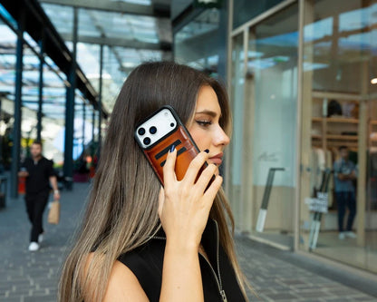 Flex Cover iPhone 17 Pro Leather Card Holder Case