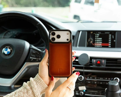 Flex Cover iPhone 17 Pro Leather Card Holder Case