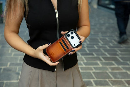 Flex Cover iPhone 17 Pro Max Leather Card Holder Case