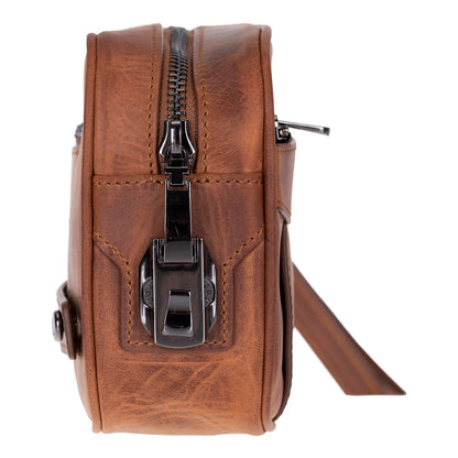 Forge Leather Locking Wristlet Clutch