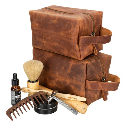 Eve Large Leather Toiletry Bag
