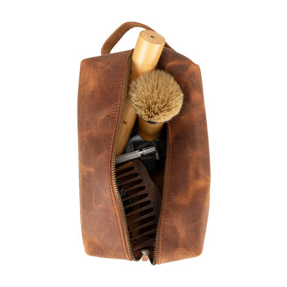 Eve Extra Large Leather Toiletry Bag