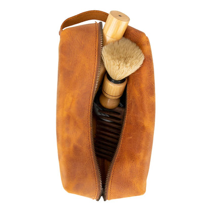 Eve Large Leather Toiletry Bag