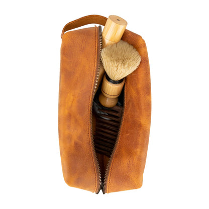 Eve Extra Large Leather Toiletry Bag