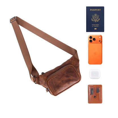 Apex Leather Belt Bag