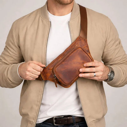 Apex Leather Belt Bag