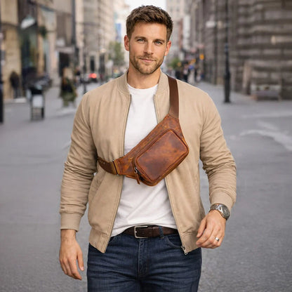 Apex Leather Belt Bag