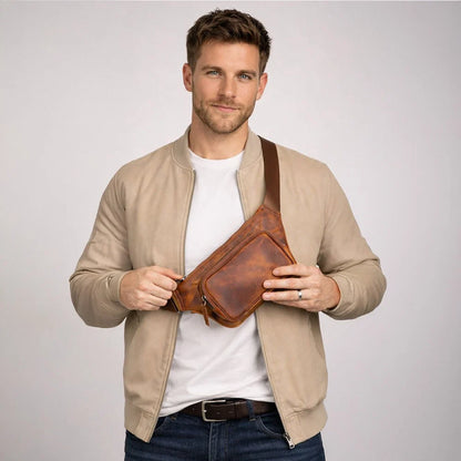 Apex Leather Belt Bag