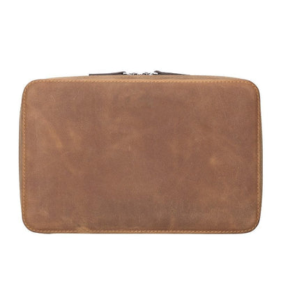 Leather Travel Cable Organizer – 5 Colors