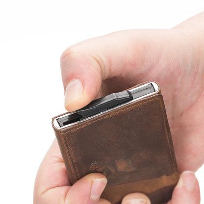 Torres Pop-Up Leather Card Holder – 18 Colors