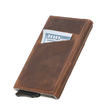Torres Pop-Up Leather Card Holder – 18 Colors