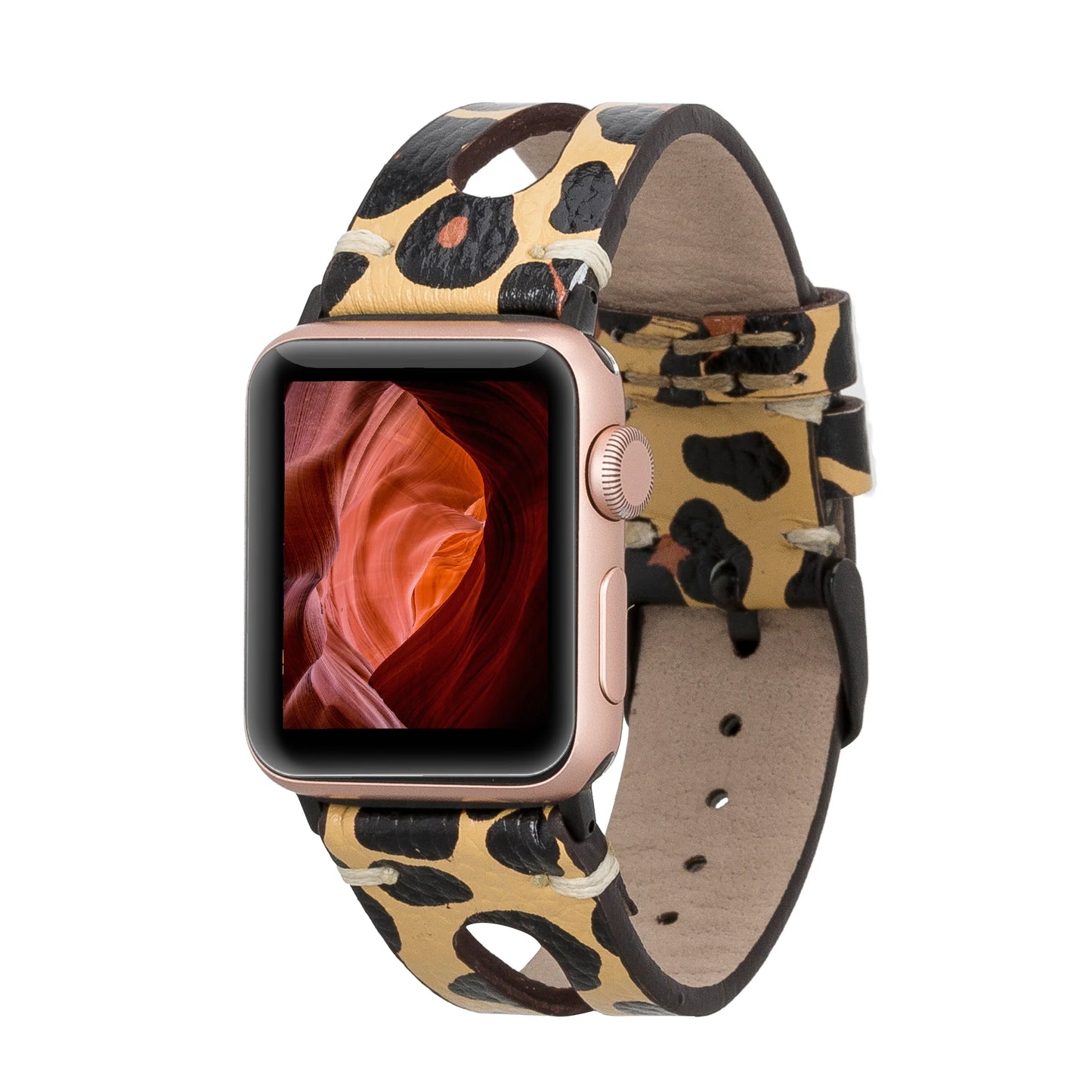 Leather Apple Watch Bands - BA2 Style Drop Cut F3