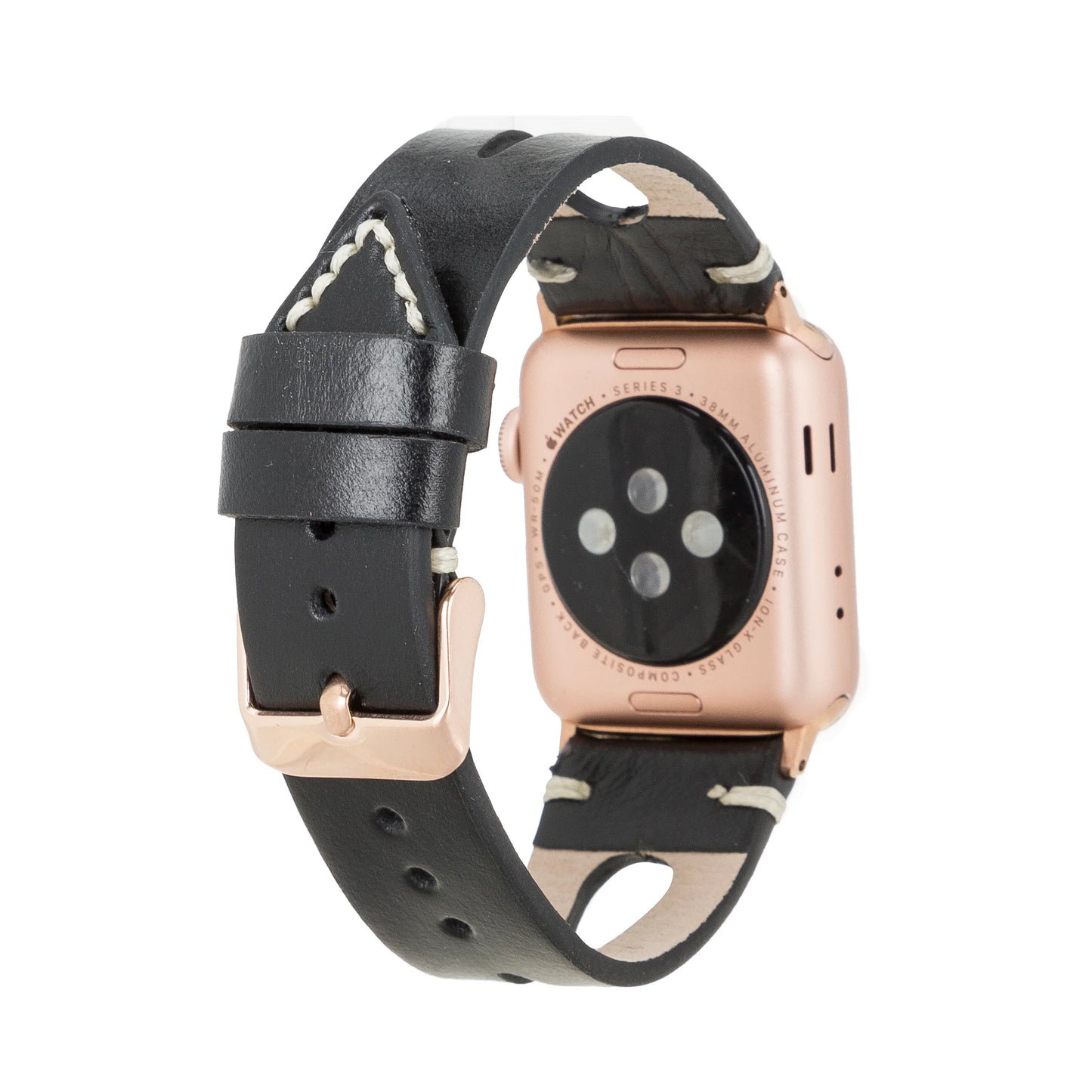 Leather Apple Watch Bands - BA2 Style Drop Cut F3