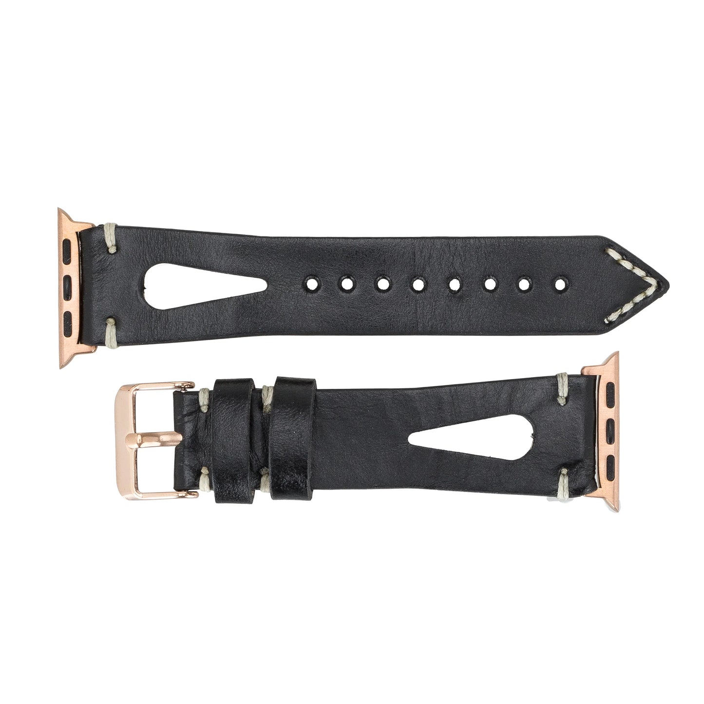 Leather Apple Watch Bands - BA2 Style Drop Cut F3