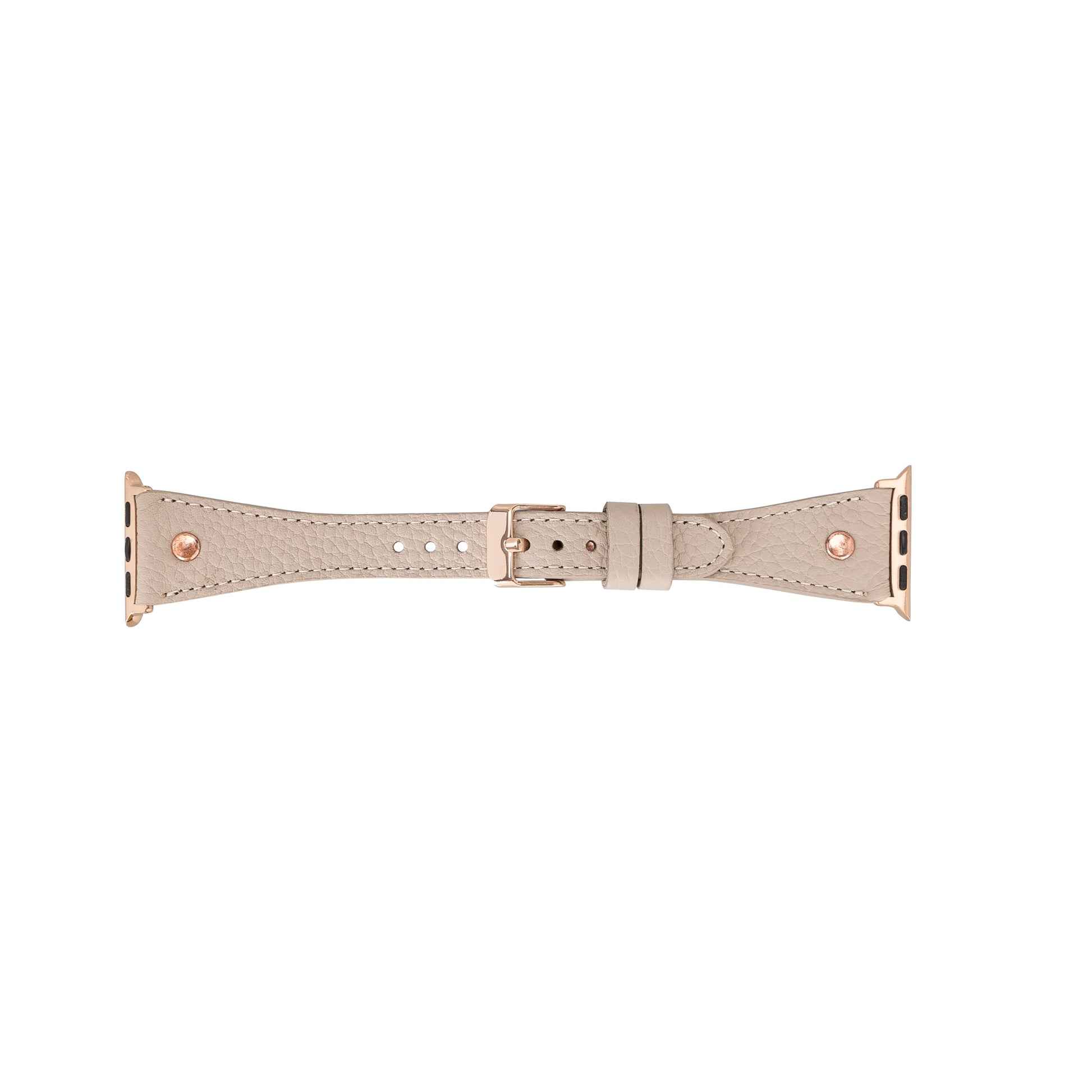 Leather Apple Watch Bands - Clasic Slim Style BRN7