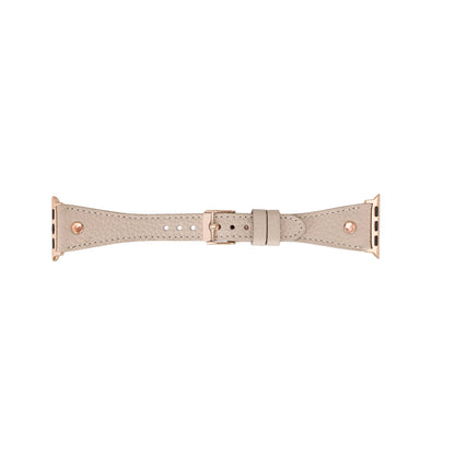 Leather Apple Watch Bands - Clasic Slim Style BRN7