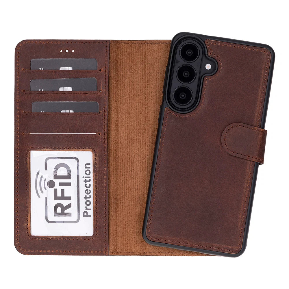 Magic Samsung Galaxy S26 Leather Detachable Wallet Case