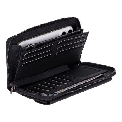 Aristo Leather Phone Wallet with Wrist Strap