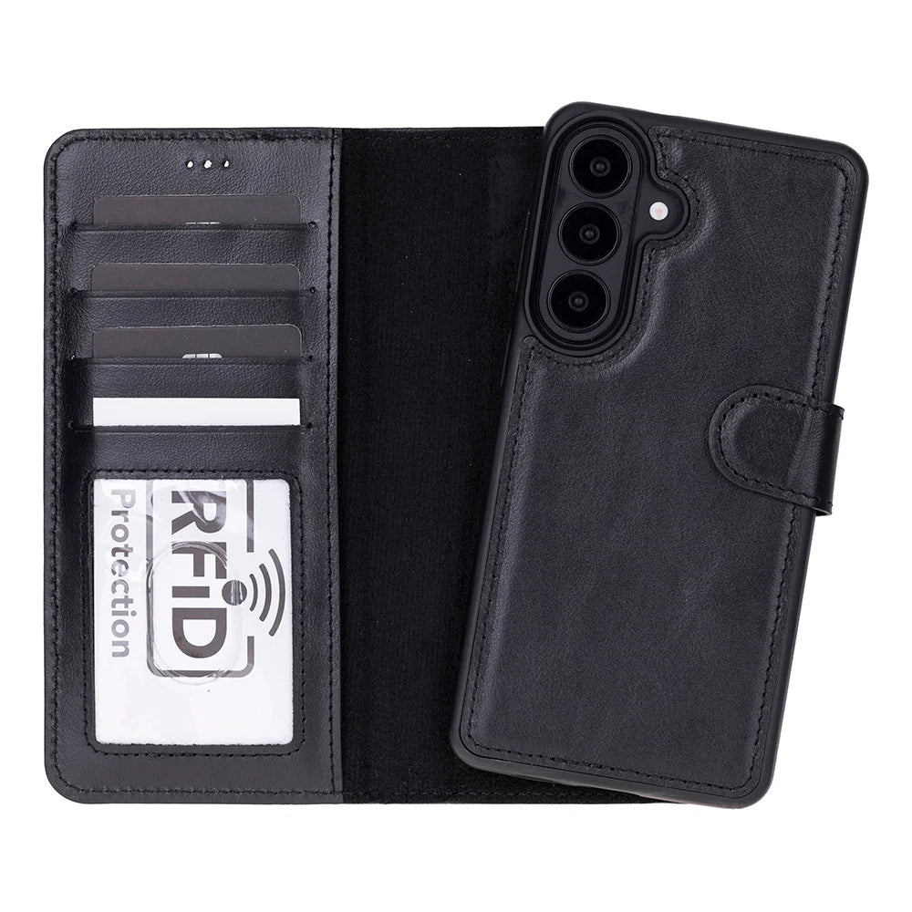 Magic Samsung Galaxy S26 Plus Leather Detachable Wallet Case