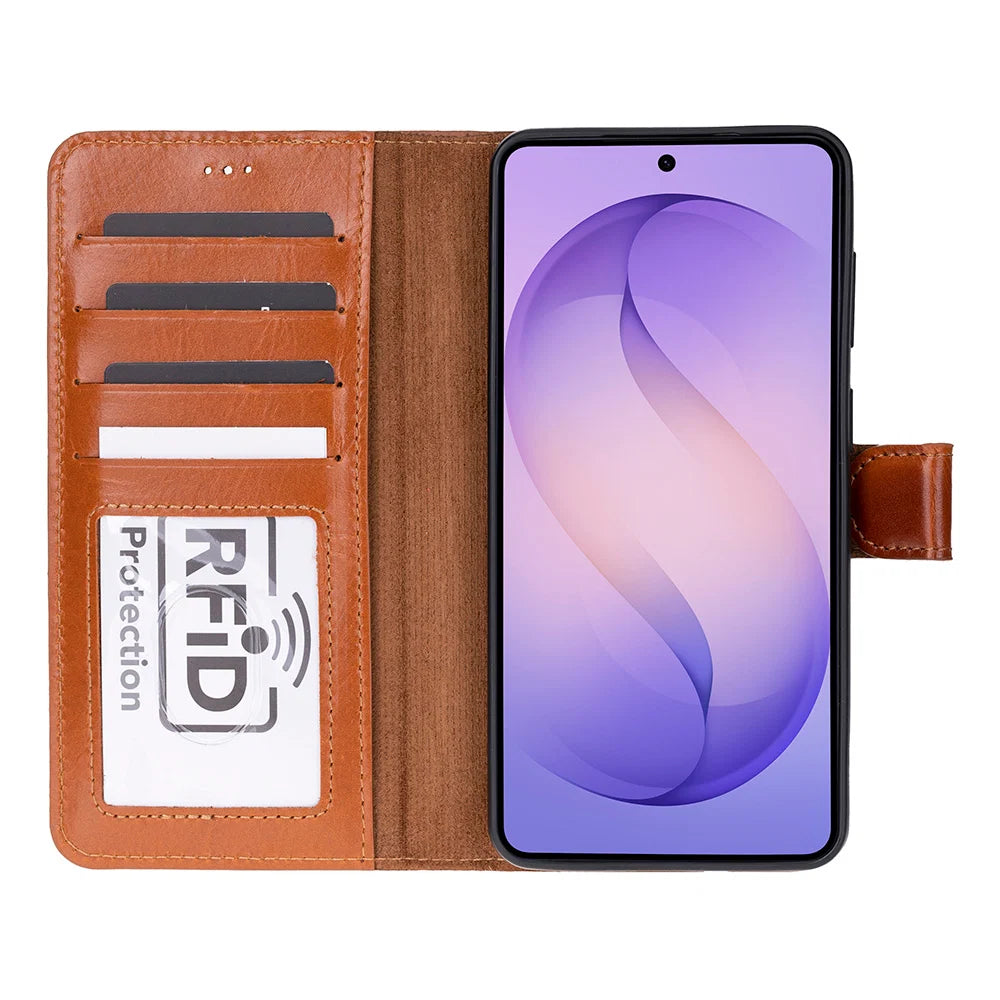 Magic Samsung Galaxy S26 Plus Leather Detachable Wallet Case