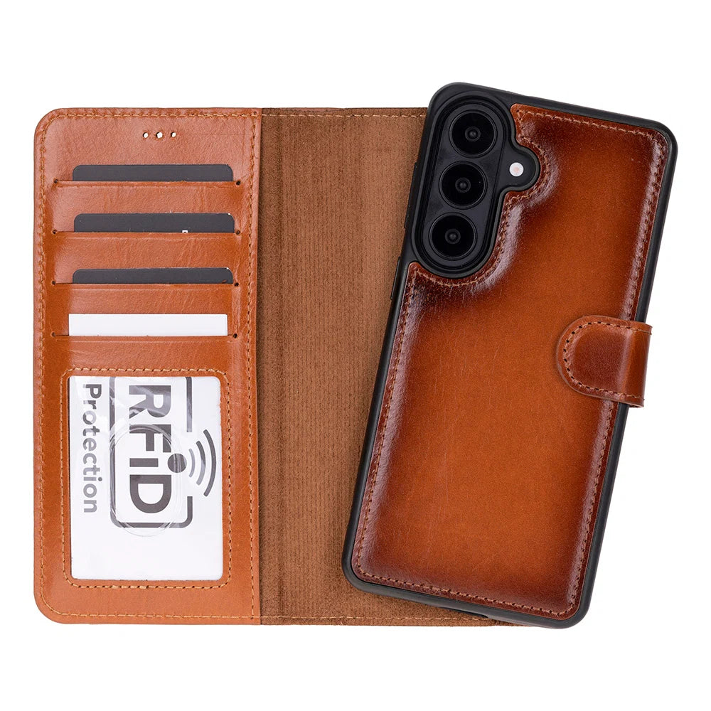 Magic Samsung Galaxy S26 Leather Detachable Wallet Case