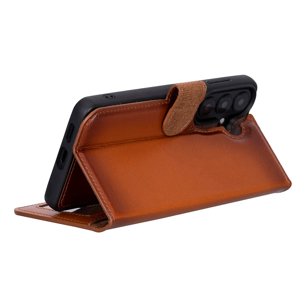 Magic Samsung Galaxy S26 Leather Detachable Wallet Case