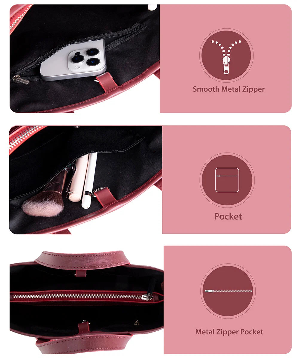 Valliro Leather Tote Bag