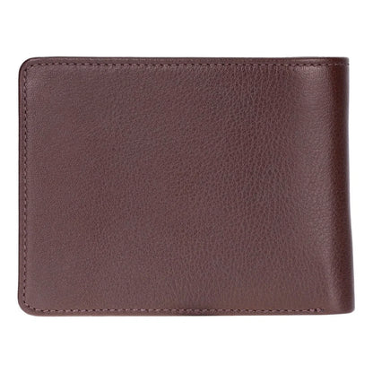 Dario Leather Bifold Wallet with Coin Pocket