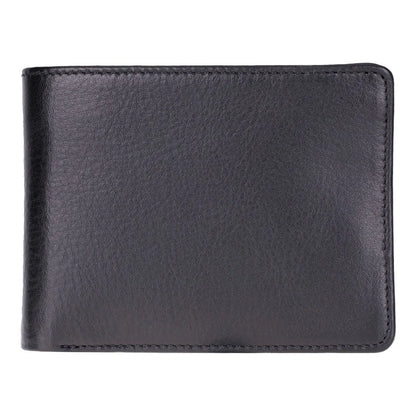 Dario Leather Bifold Wallet with Coin Pocket