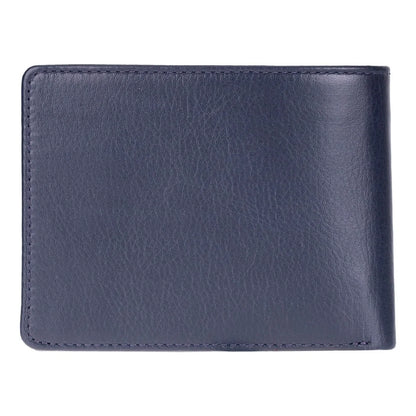Dario Leather Bifold Wallet with Coin Pocket