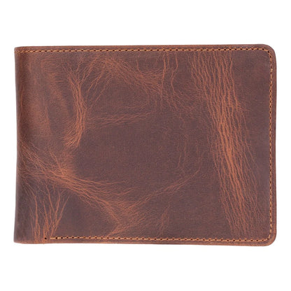 Dario Leather Bifold Wallet with Coin Pocket