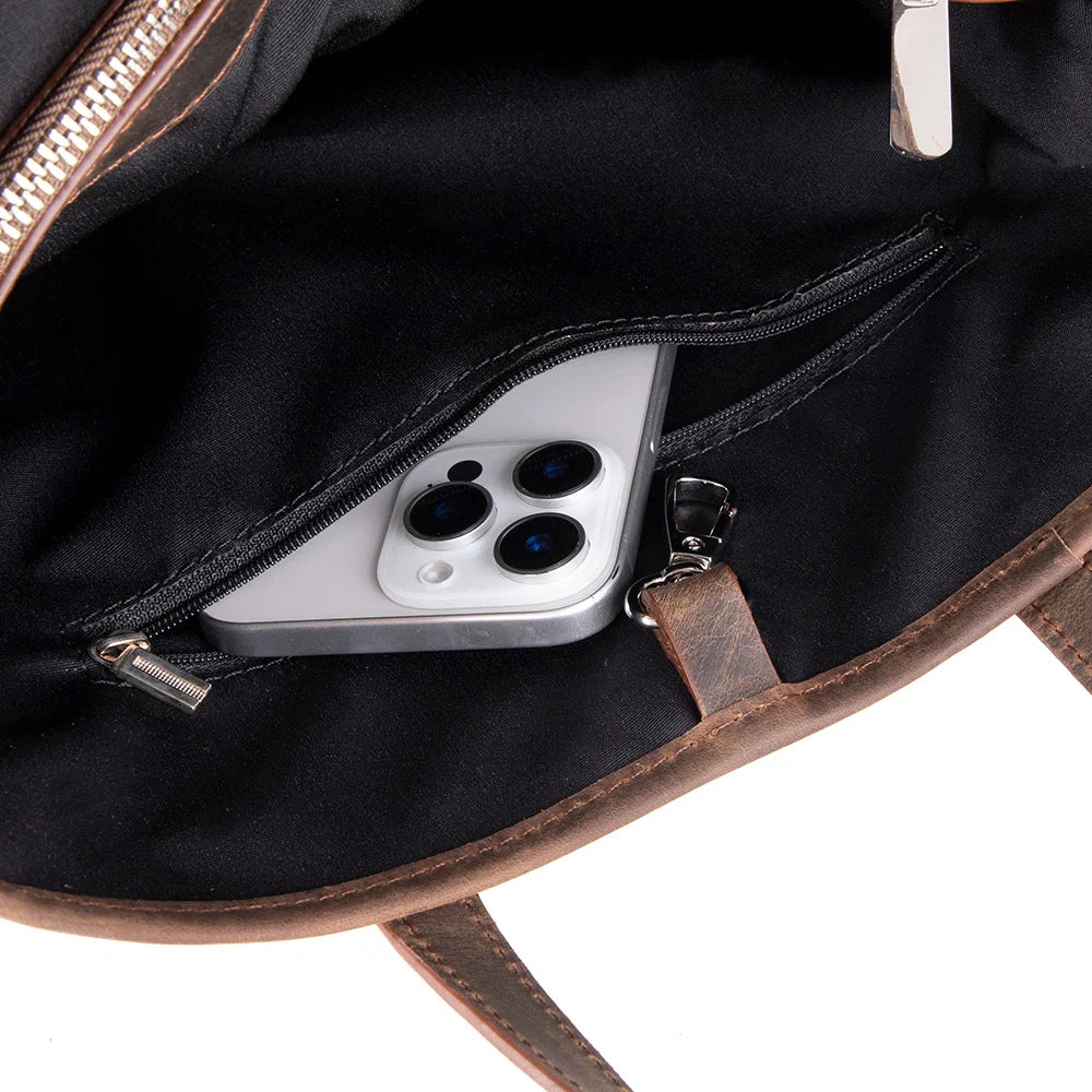 Valliro Leather Tote Bag
