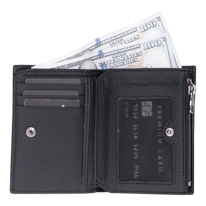 Rexon Leather Men's Wallet with Zipper
