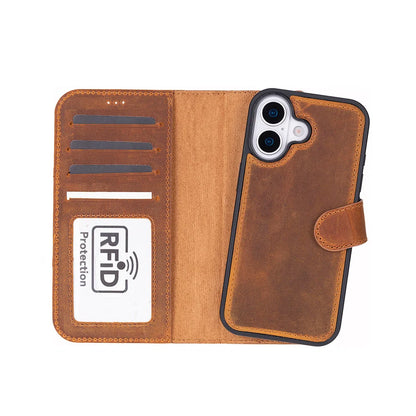 Magic iPhone 17 Detachable Leather Wallet Case – Expanded Palette