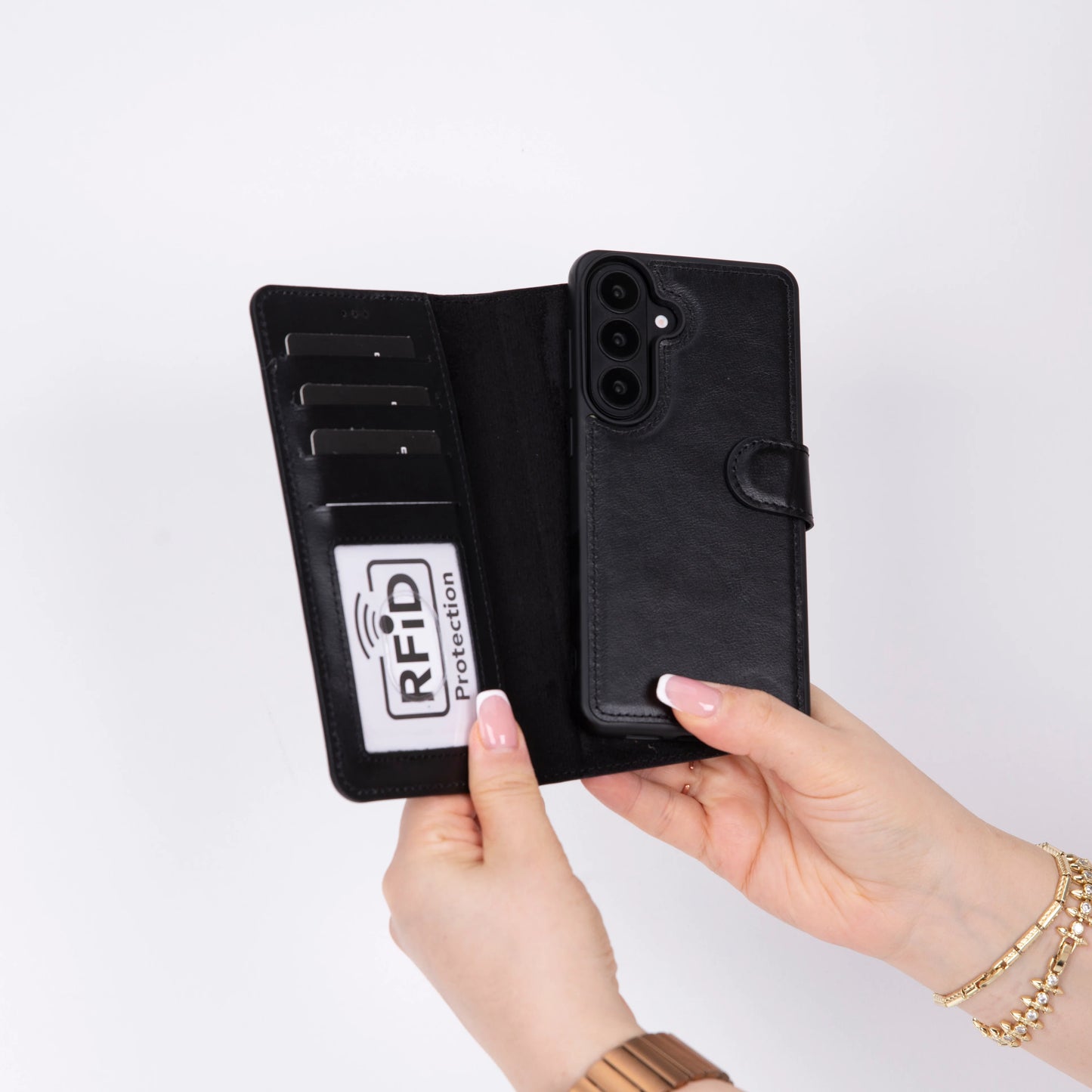 Magic Samsung Galaxy S26 Plus Leather Detachable Wallet Case