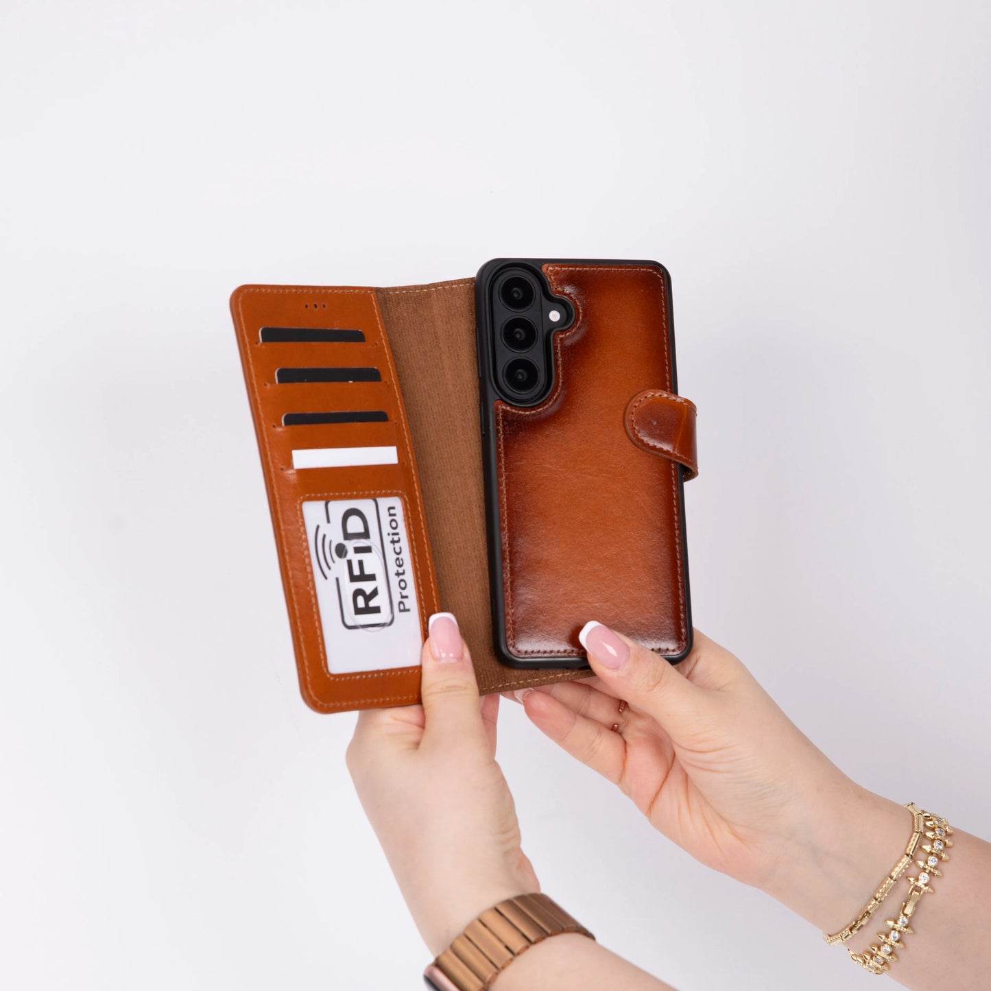 Magic Samsung Galaxy S26 Leather Detachable Wallet Case
