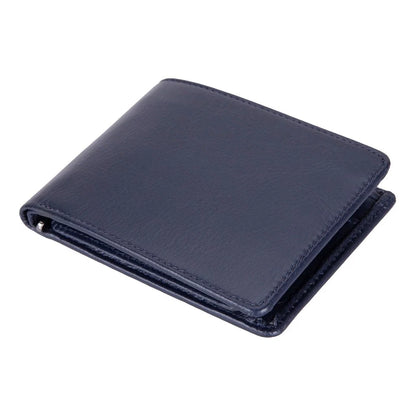 Dario Leather Bifold Wallet with Coin Pocket