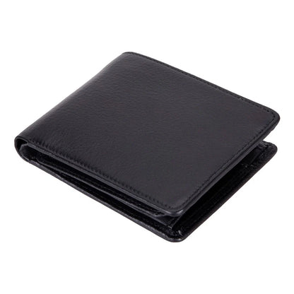 Dario Leather Bifold Wallet with Coin Pocket