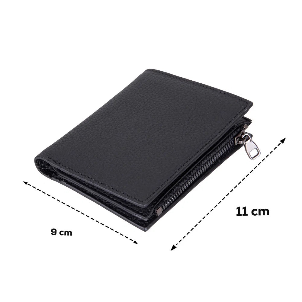 Rexon Leather Men's Wallet with Zipper