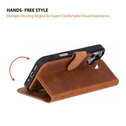 Magic iPhone 17 Detachable Leather Wallet Case – Expanded Palette