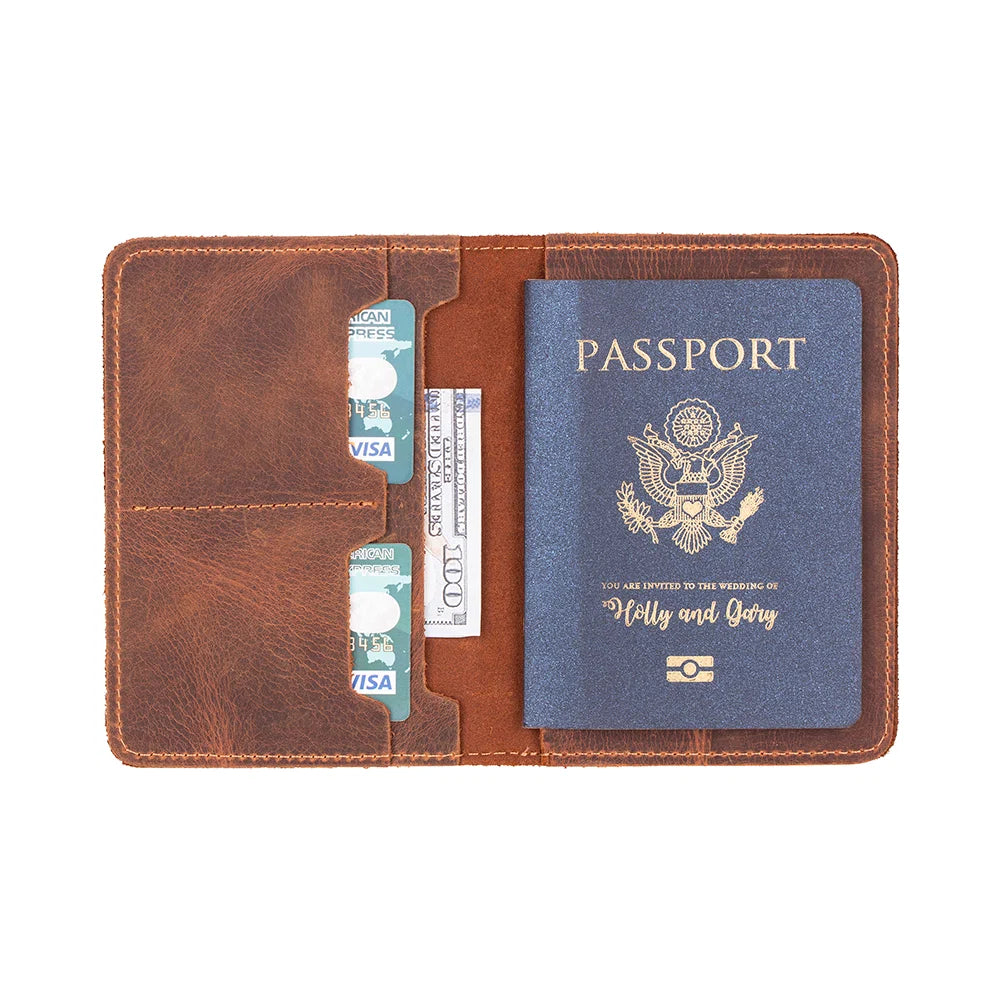 Orbion Leather Passport Wallet