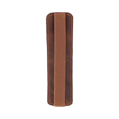 Pelle Leather Pen Pouch with Notebook Strap