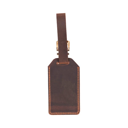 Uno Leather Luggage Tag with ID Window