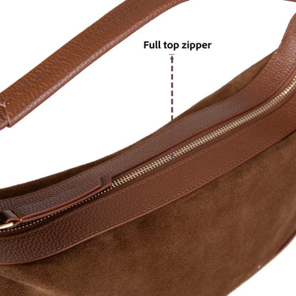 Dolcezza Suede Leather Shoulder Bag