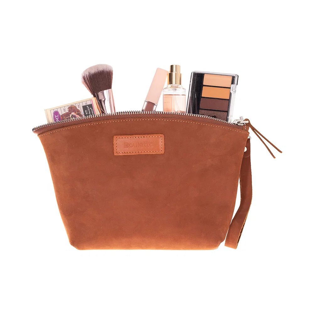 Nimora Leather Makeup Bag