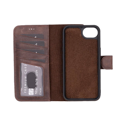 Magic iPhone 17e / 16e Detachable Leather Wallet Case